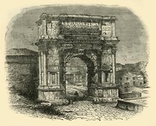 'The Arch of Titus, Rome', 1890.   Creator: Unknown.