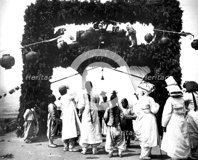 Korean children, 1900. Artist: Unknown