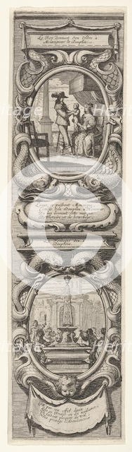 Allegories in Honor of the Birth of the Dauphin, ca. 1638. Creator: Abraham Bosse.