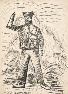 Young Slovakian, 1940 onwards. Creator: Arnold Peter Weisz-Kubincan.