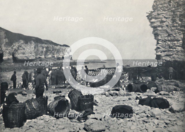 'Flamborough - The Fishermen at Work', 1895. Artist: Unknown.