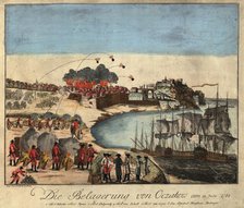 The Siege of the Fortress Ochakov on December 1788, 1788. Creator: Loeschenkohl, Johann Hieronymus (1753-1807).