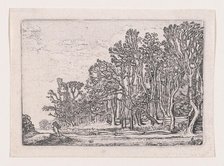 Two Plank Hedges, from Verscheyden Landtschapjes (Various Little Landscapes), Plate 6,..., ca. 1616. Creator: Willem Pietersz. Buytewech.