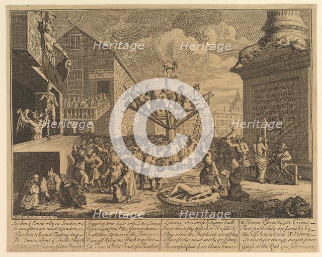 The South Sea Scheme, 1722. Creator: William Hogarth.