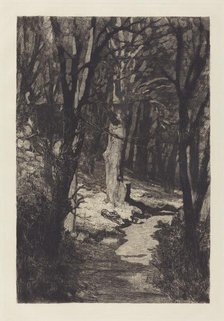 Im Walde (In the Forest), 1883. Creator: Max Klinger.