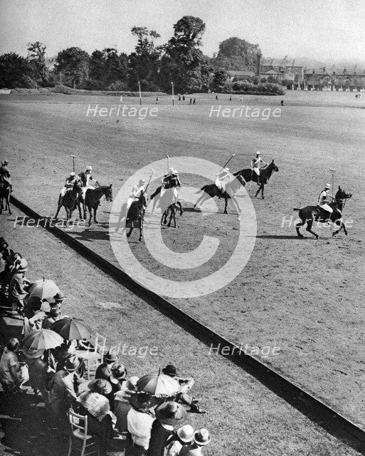 Final of the Ranelagh Open Cup, Ranelagh, London, 1926-1927. Artist: Unknown