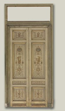 Double-Leaf Doors, 1790s. Creator: Pierre Rousseau (French, 1751-1829).