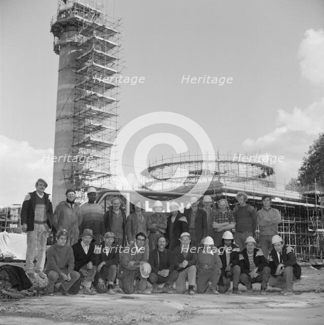 London Central Mosque and The Islamic Cultural Centre, Park Road, Regent's Park, GLA, 24/09/1975. Creator: John Laing plc.