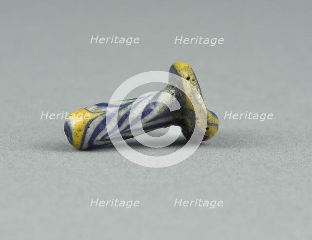 Ear Stud or Bead, Egypt, New Kingdom, Dynasties 18-19 (about 1350-1186 BCE). Creator: Unknown.