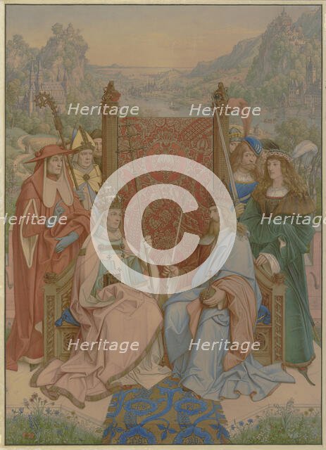 The Holy Roman Empire of the German Nation, 1864. Creator: Eduard von Steinle.