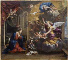 The Annunciation. Creator: Poerson, Charles (1609-1667).