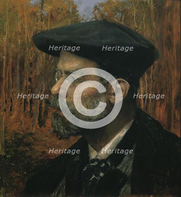 The Painter Theodor von Hormann, 1896. Creator: Johann Victor Kramer.