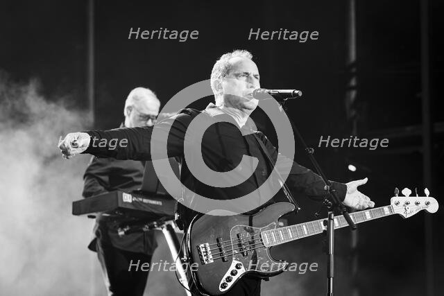 Andy McCluskey, OMD, live at Heritage Live, Audley End House, Essex, Aug 2023. Creator: Annapaola Marchesani.