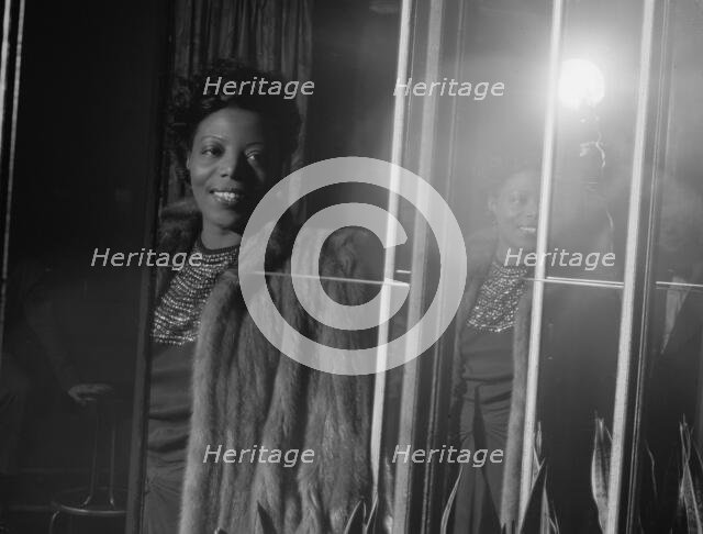 Portrait of Mary Lou Williams, 1938. Creator: William Paul Gottlieb.