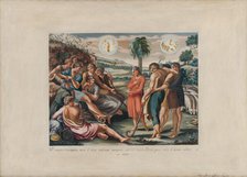 Biblical Scene I, 1845-1856. Creator: Alexander Belopotocky.