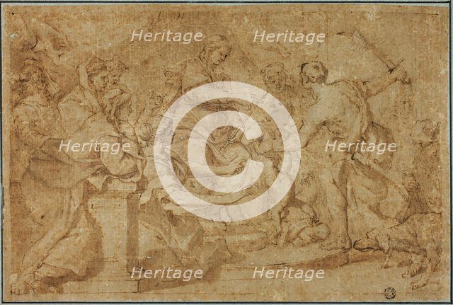 Judgment of Solomon, n.d. Creator: Pietro da Cortona.