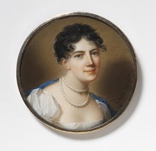 Ulrika Magdalena Levin, 1771-1828, married 1. Björkman, 2. Skjöldebrand, Baroness, 1811. Creator: Giovanni Domenico Bossi.