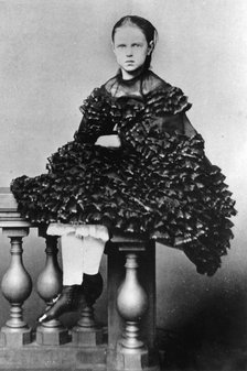 Grand Duchess Maria Alexandrovna of Russia, c1860-c1862. Artist: Unknown