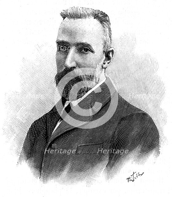 Pierre Curie, French chemist. Artist: Unknown