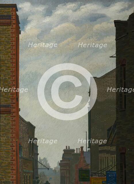 Flask Walk, Skyline, 1934. Creator: Charles Ginner.