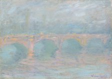 Waterloo Bridge, London, at Sunset, 1904. Creator: Claude Monet.