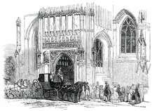 Gloucester Cathedral - the Porch, 1850. Creator: Unknown.