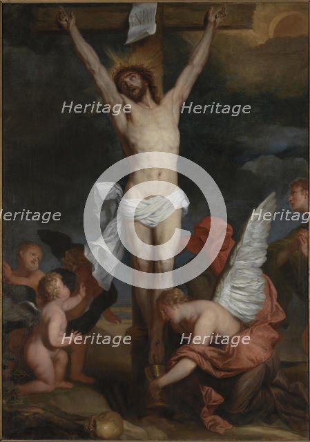 The Crucifixion, Second Half of the 17th cen.. Creator: Thijs, Pieter Pauwel (1652-1679).