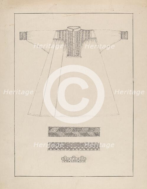 Nightgown, c. 1936. Creator: Evelyn Bailey.