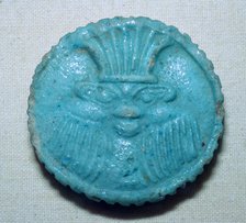 Egyptian faience amulet. Artist: Unknown