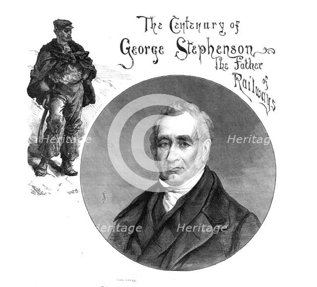 The Century of George Stephenson, the Father of Railways, 1881. Creator: Unknown.