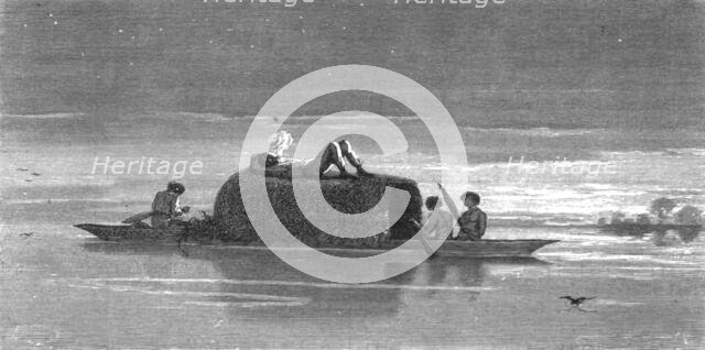 ''A calm on the Ucayali; The Navigation of the Upper Amazons', 1875. Creator: Unknown.