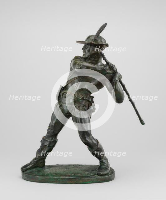Peasant of the Middle Ages, model 1834/1838, cast by 1874. Creator: Antoine-Louis Barye.