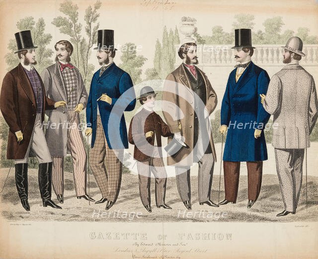 Gazette of Fashion, 1865. Creator: Unknown.