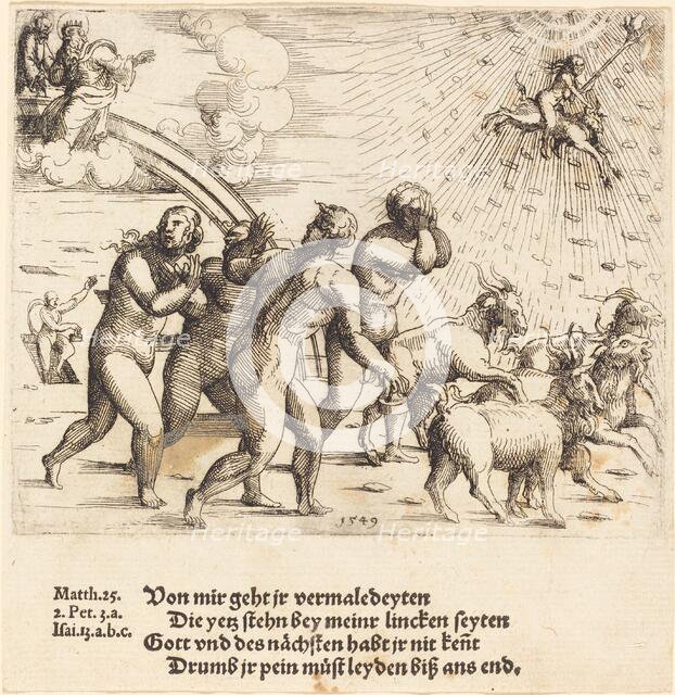 The Last Judgment, 1549. Creator: Augustin Hirschvogel.