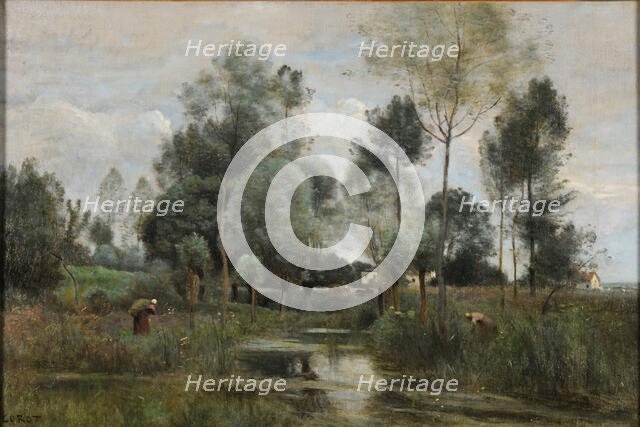Spring. La Saulaie, . Creator: Corot, Jean-Baptiste Camille (1796-1875).