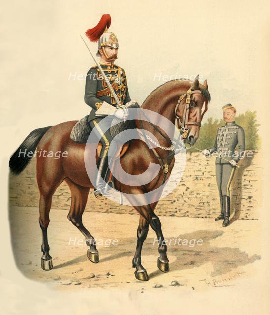 'The 6th Regiment of Cavalry (Hussars, Canada)', 1890. Creator: Godfrey Douglas Giles.