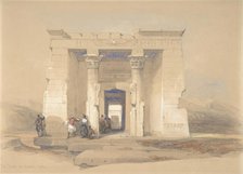 The Temple at Dendur, Nubia, 1848. Creator: David Roberts.