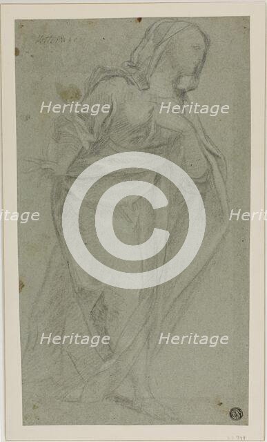 Standing Draped Female Figure, n.d. Creator: Baldassare Franceschini.