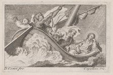 Christ on a boat with fishermen, ca. 1760-93. Creator: Antonio Capellan.
