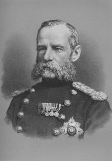 Lieutenant General Sir Frederick Roberts, British soldier, c1880 (1883). Artist: Unknown.