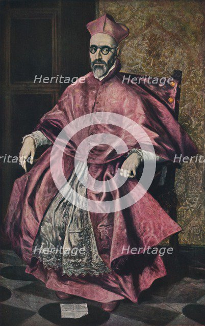 'Don Fernando Nino De Guevara', (Portrait of Cardinal Nino de Guevara), 1598, (1938). Artist: El Greco.