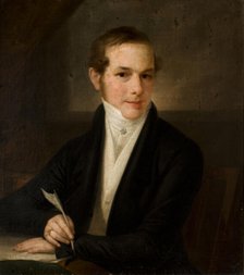 Portrait of Wiktor Kopff, 1829. Creator: Jozef Peszka.