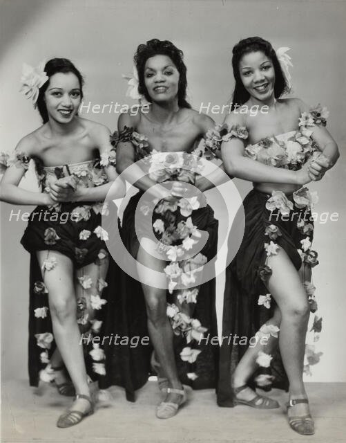 Three women, 1938. Creator: Unknown.