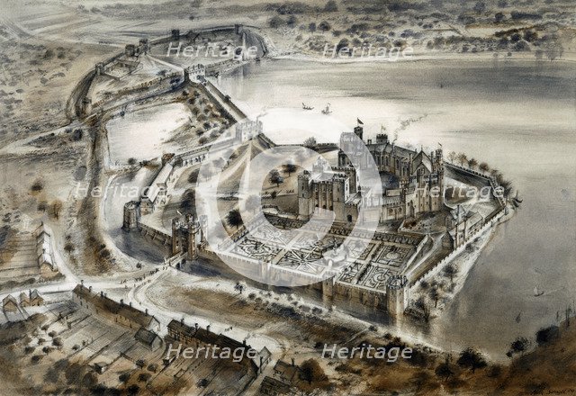 Kenilworth Castle, c1575, (c1960s). Artist: Alan Ernest Sorrell.