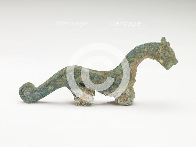 Handle of a ritual vessel (fragment), Zhou dynasty, ca. 1050-221 BCE. Creator: Unknown.