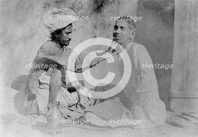Barber, Chakrata, India, 1917. Artist: Unknown