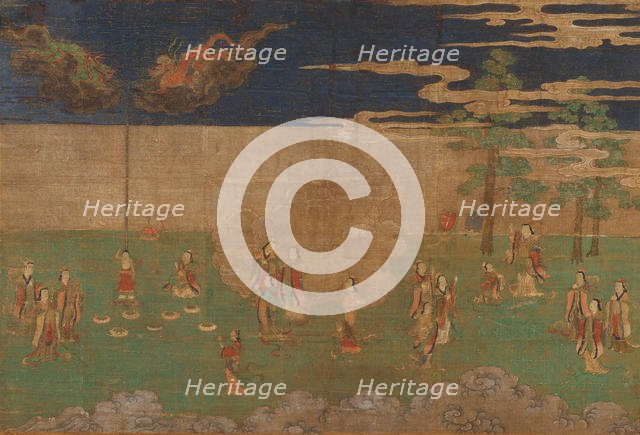 Life of the Buddha: The Birth of the Buddha, early 15th century. Creator: Unknown.