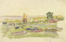 Landscape Study from Bomarsund, 1895. Creator: Victor Westerholm.