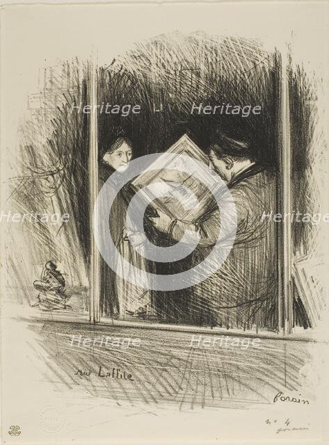 Laffitte Street, c. 1892. Creator: Jean Louis Forain.