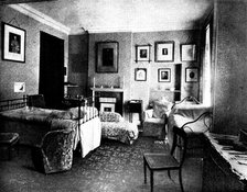 The Funeral of Mr. Gladstone: the room in which Mr. Gladstone died, 1898. Creator: George Watmough Webster & Son.